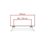 Barras thule smartrack squarebar 118cm negro3