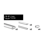 Barras thule smartrack xt 118cm aluminio9