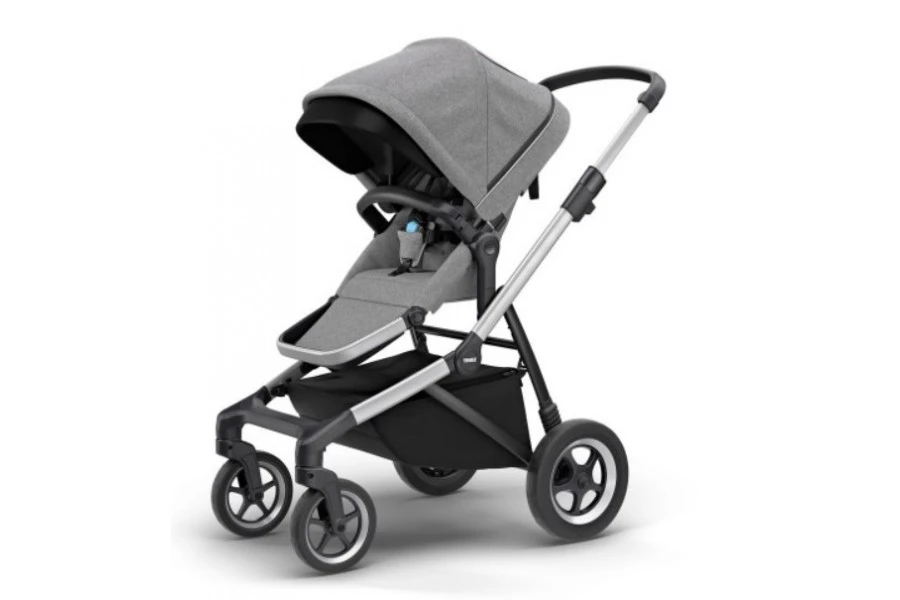 Coche thule sleek grey melange001